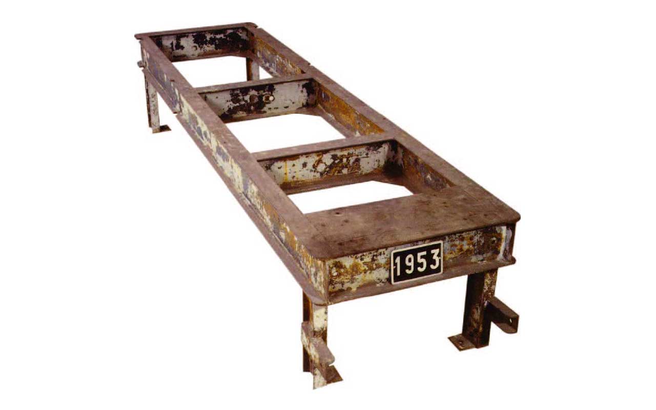 Richtbank 1953 entwickelt